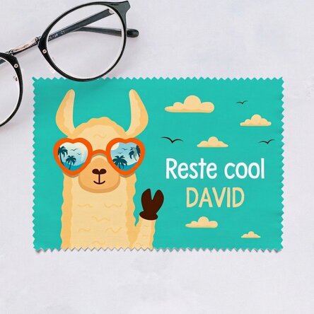Chiffon personnalisé pour nettoyer les écrans et les lunettes - Cool