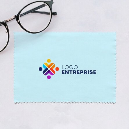Chiffon de nettoyage pour écrans/lunettes personnalisé avec logo