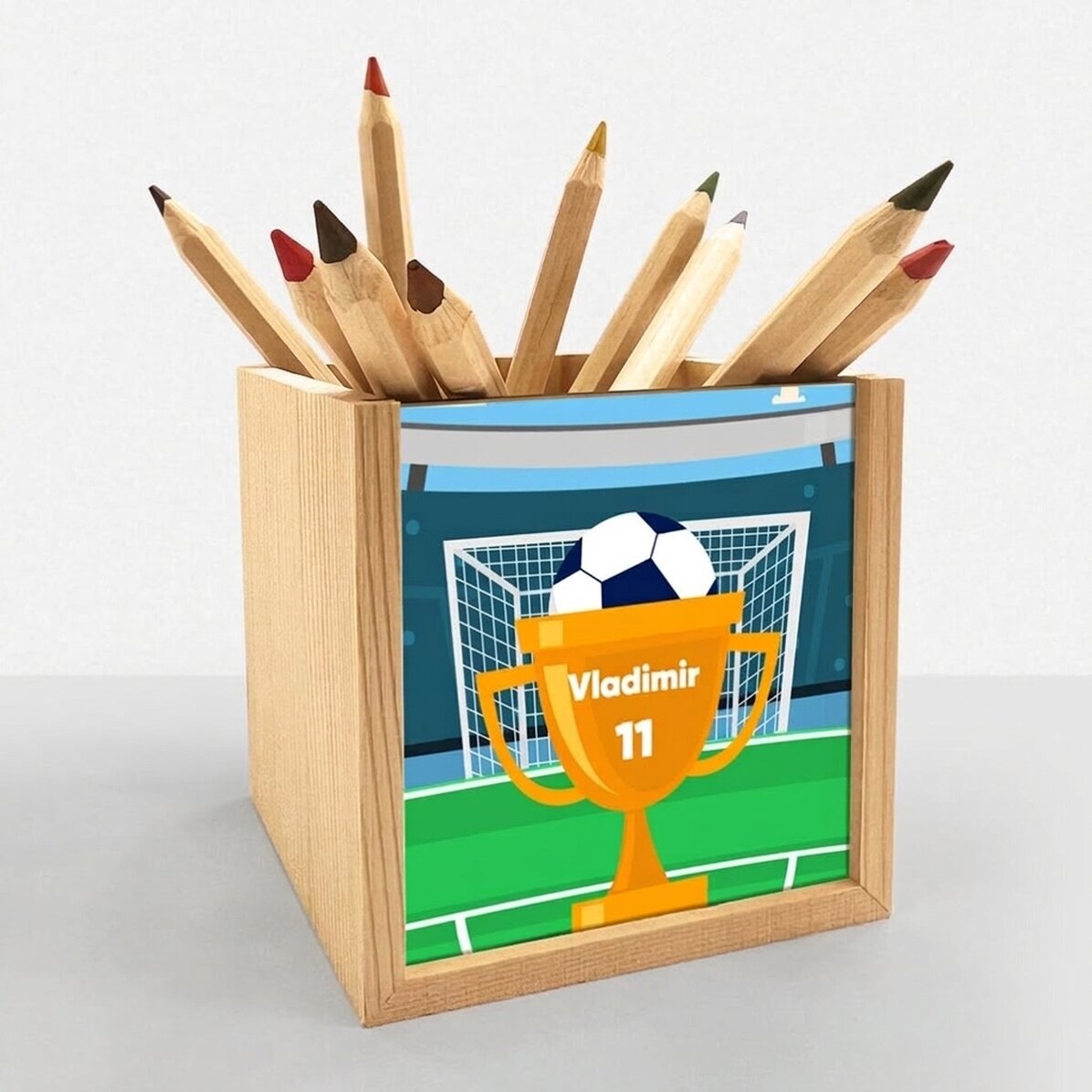 Porte-crayons personnalisé avec inscription - Cupa