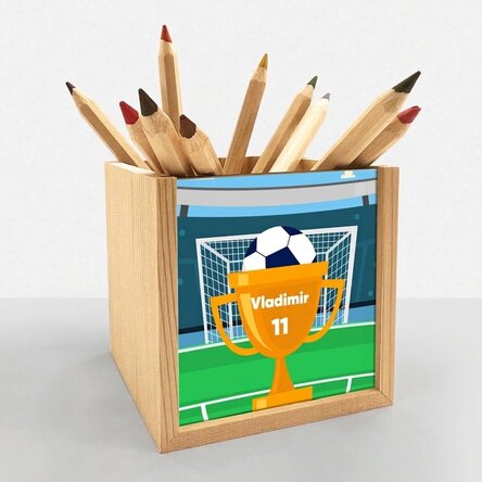 Porte-crayons personnalisé avec inscription - Cupa