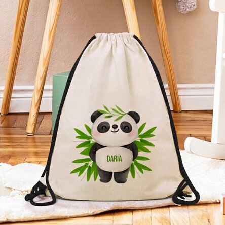 Sac à dos personnalisé avec prénom - Cute Panda