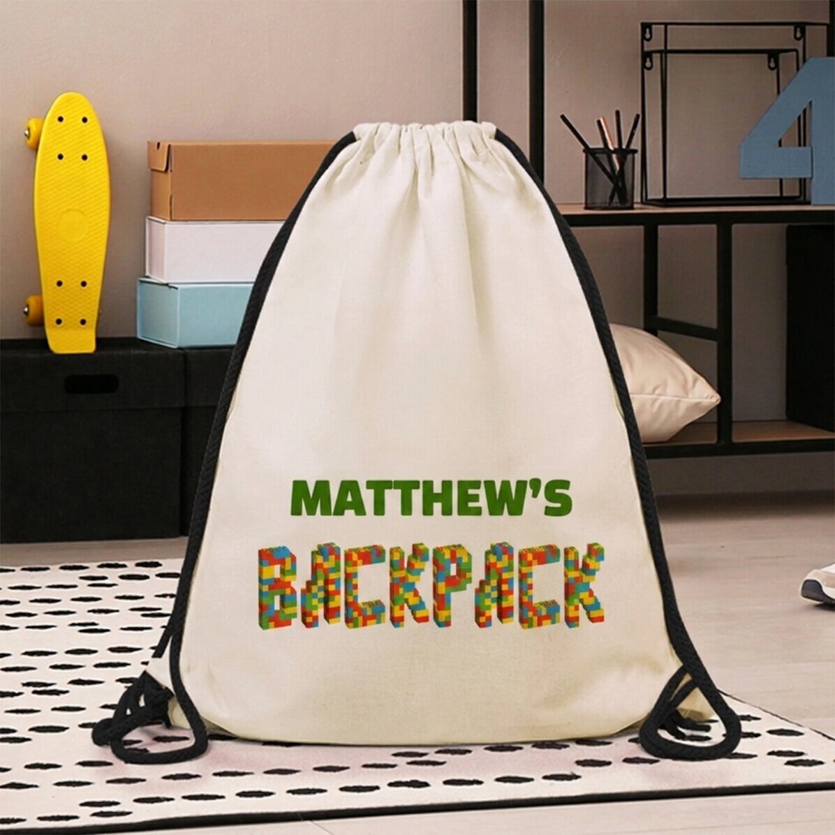 Sac à dos personnalisé avec prénom - Lego