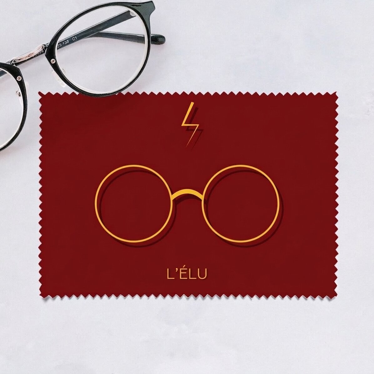 Chiffon personnalisé pour nettoyer les écrans et les lunettes - Potter