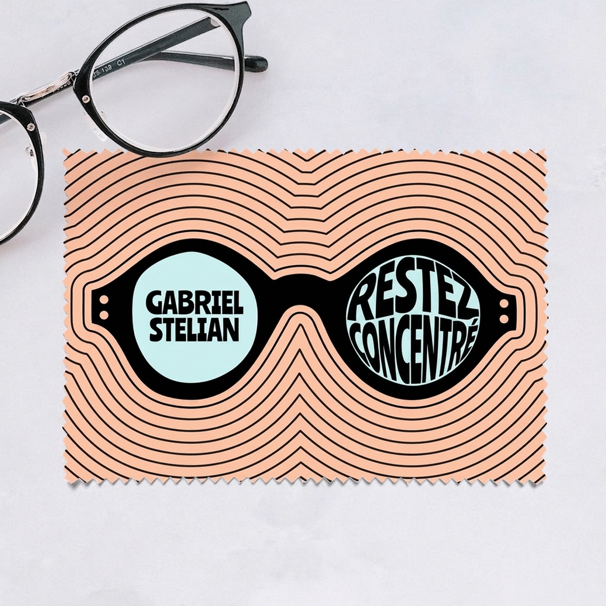 Chiffon personnalisé pour nettoyer les écrans et les lunettes - Stay Focused