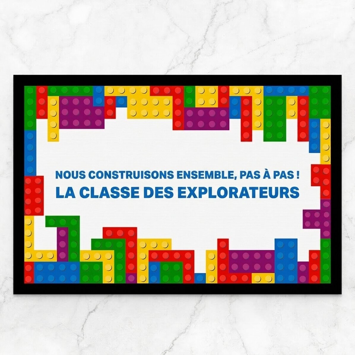 Paillasson personnalisé avec inscription - Lego