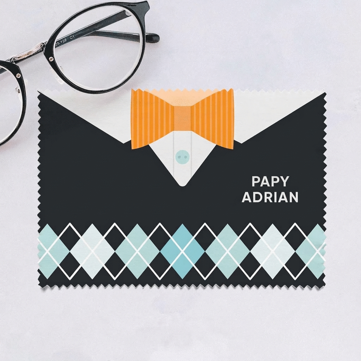 Chiffon personnalisé pour nettoyer les écrans et les lunettes - Bunic