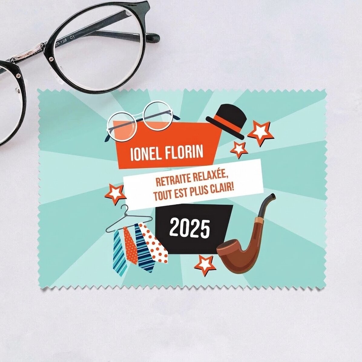 Chiffon personnalisé pour nettoyer les écrans et les lunettes - Pensie