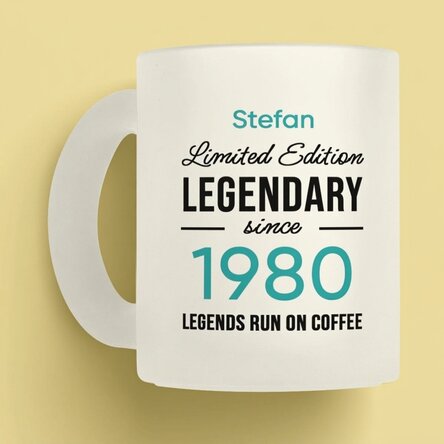 Tasse personnalisée avec inscription - Legendary