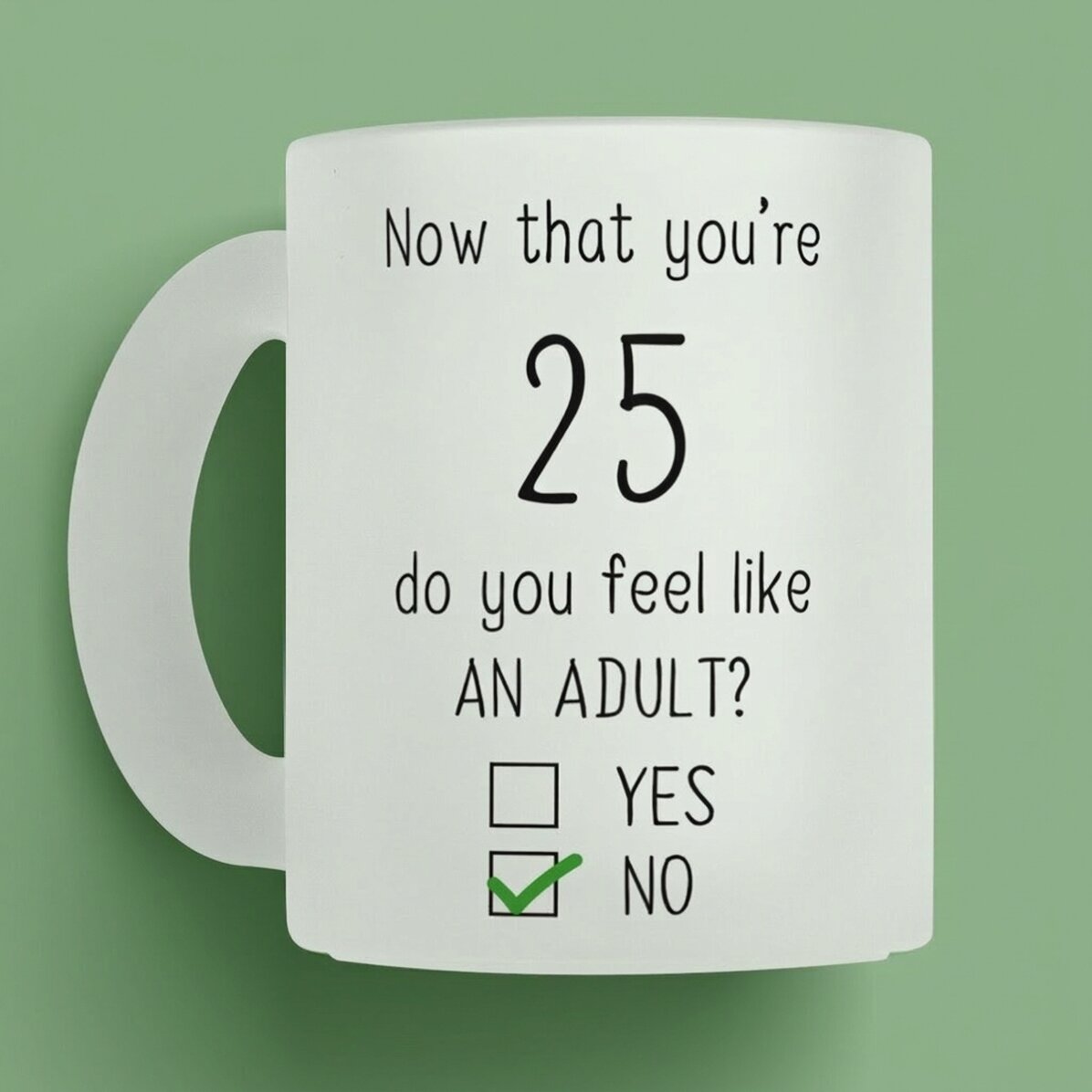 Tasse personnalisée avec message - Anniversaire