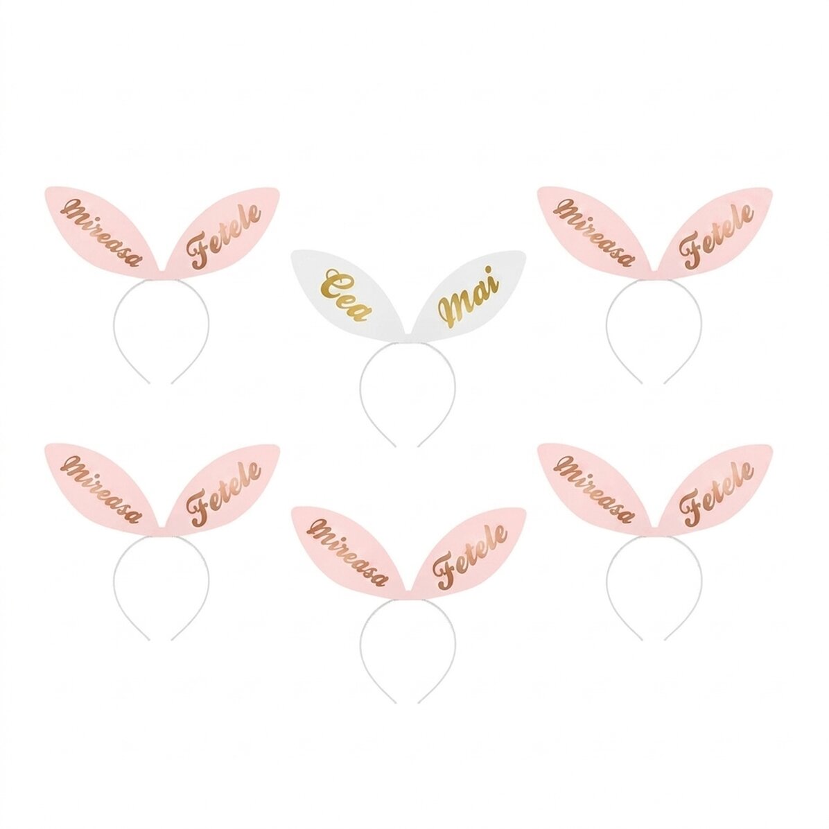 Lot de 6 bandeaux - Enterrement de vie de jeune fille