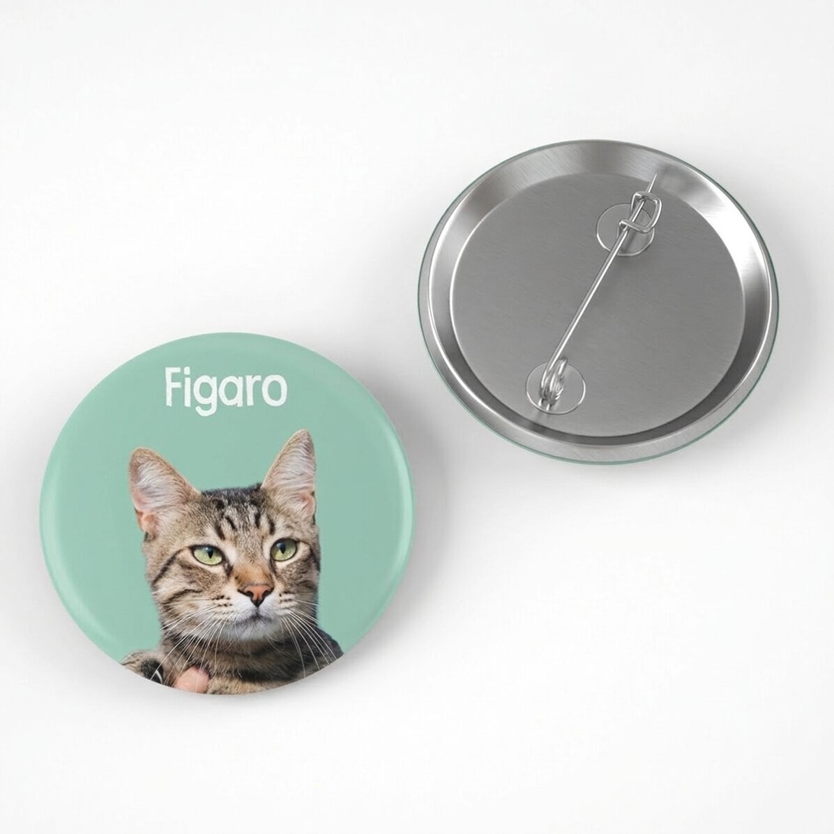Badge personnalisé avec photo et message - Ton animal de compagnie