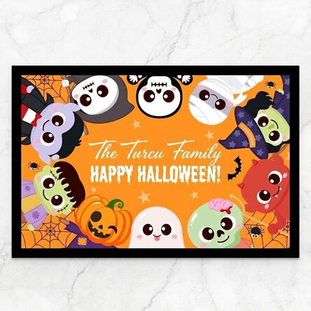Paillasson personnalisé avec inscription - Cute Halloween