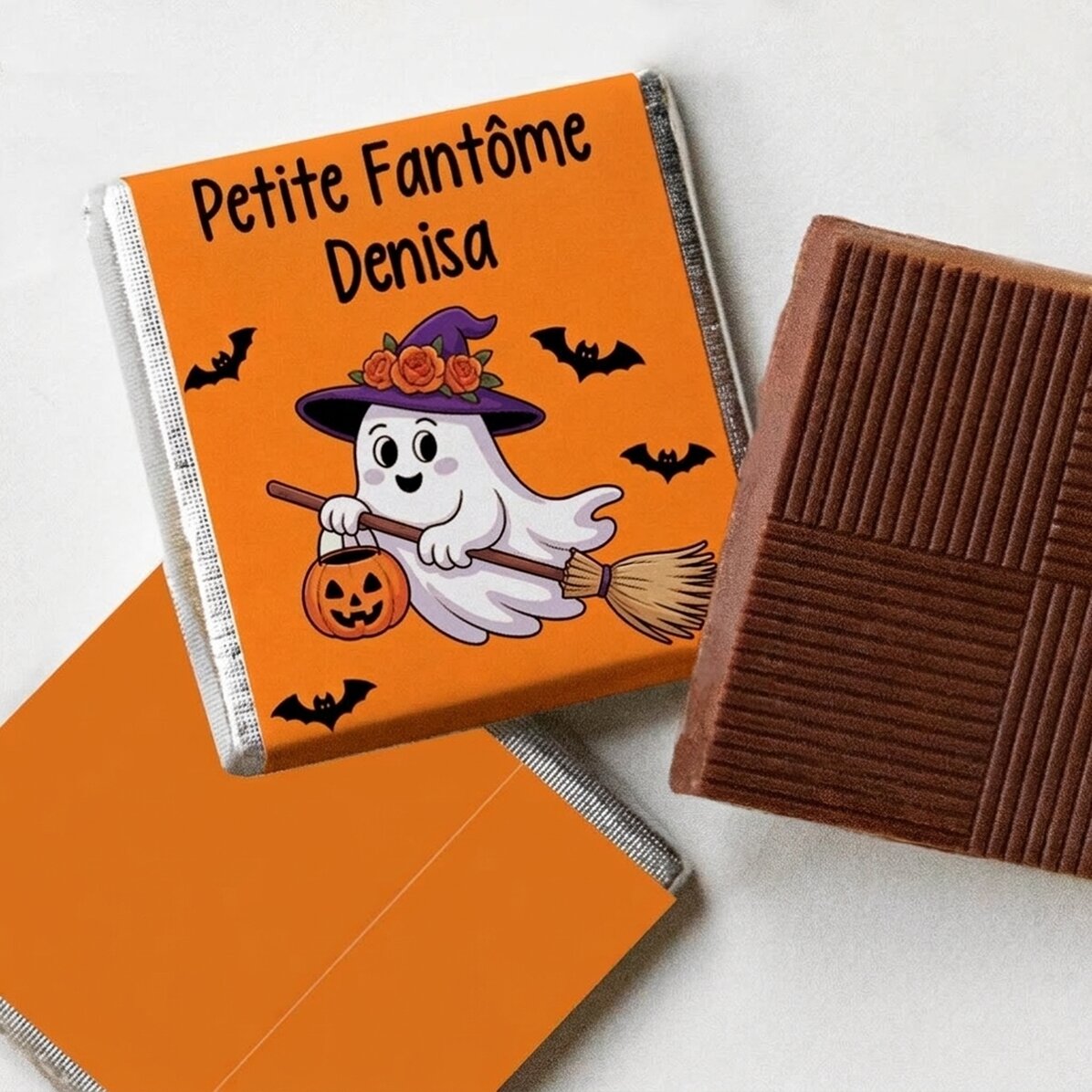 Mini-chocolat personnalisé avec un message - Fantoma