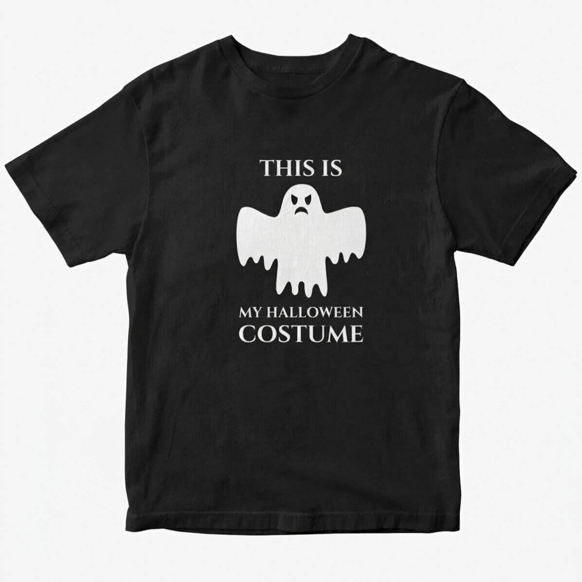 T-shirt en coton personnalisé avec un texte - Halloween