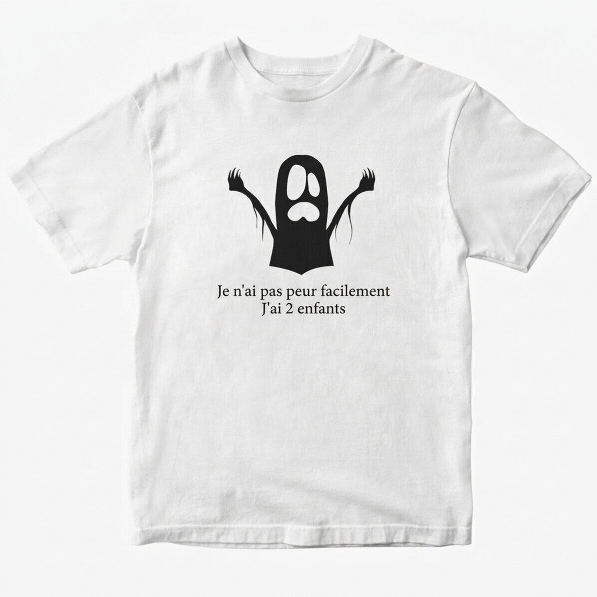 T-shirt en coton personnalisé avec un message - Ghost