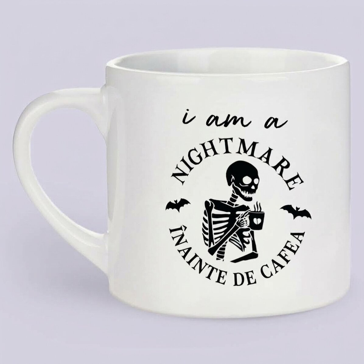 Tasse à expresso personnalisée avec message - Nightmare
