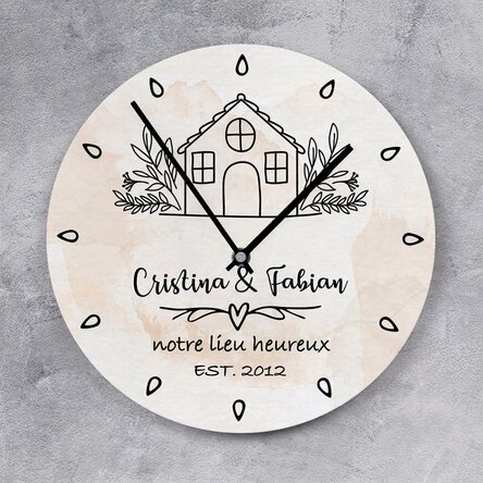 Montre personnalisée avec inscription - Happy place