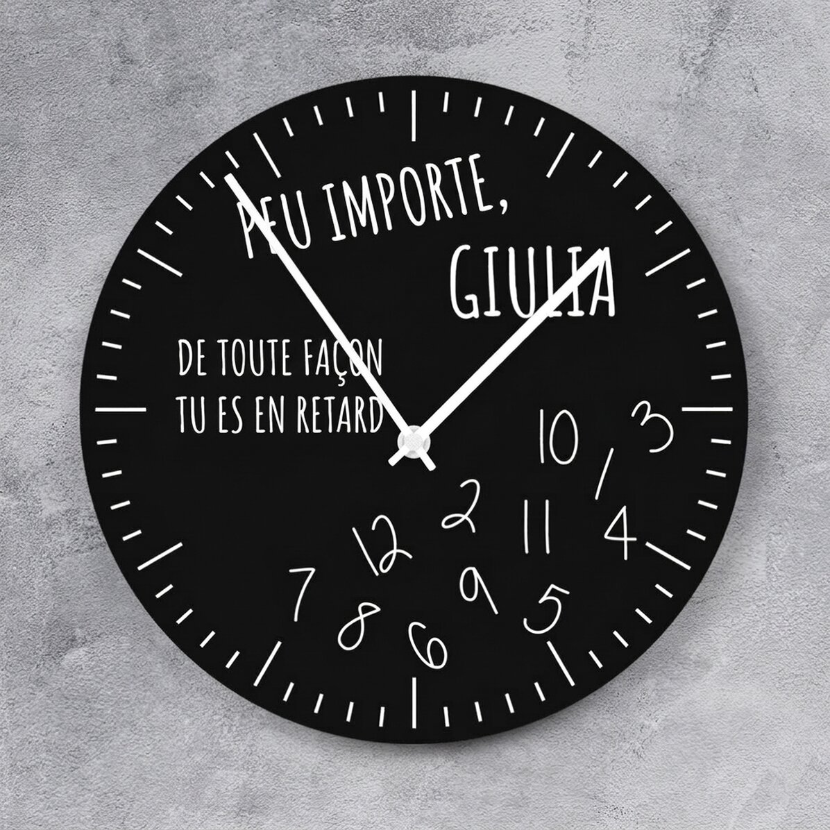 Montre personnalisée avec inscription : « You