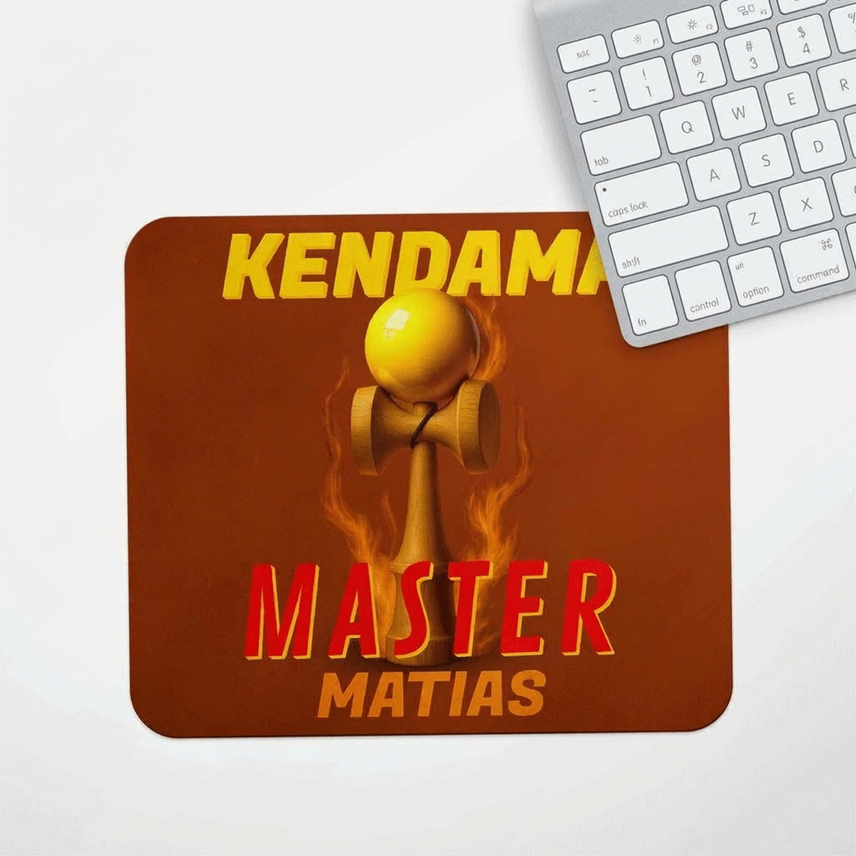 Tapis de souris personnalisé avec inscription - Kendama Master