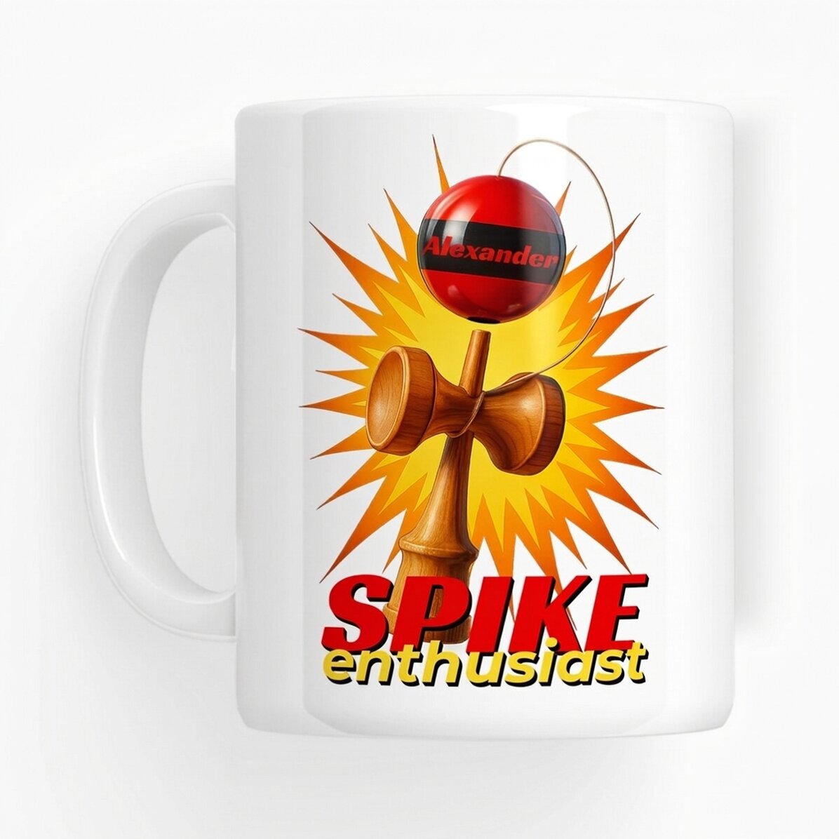 Tasse personnalisée avec inscription - Spike Enthusiast