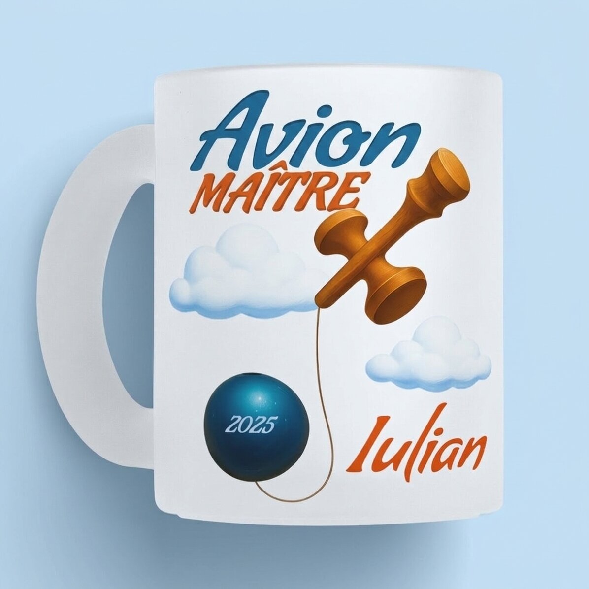 Tasse personnalisée avec texte - Airplane Master