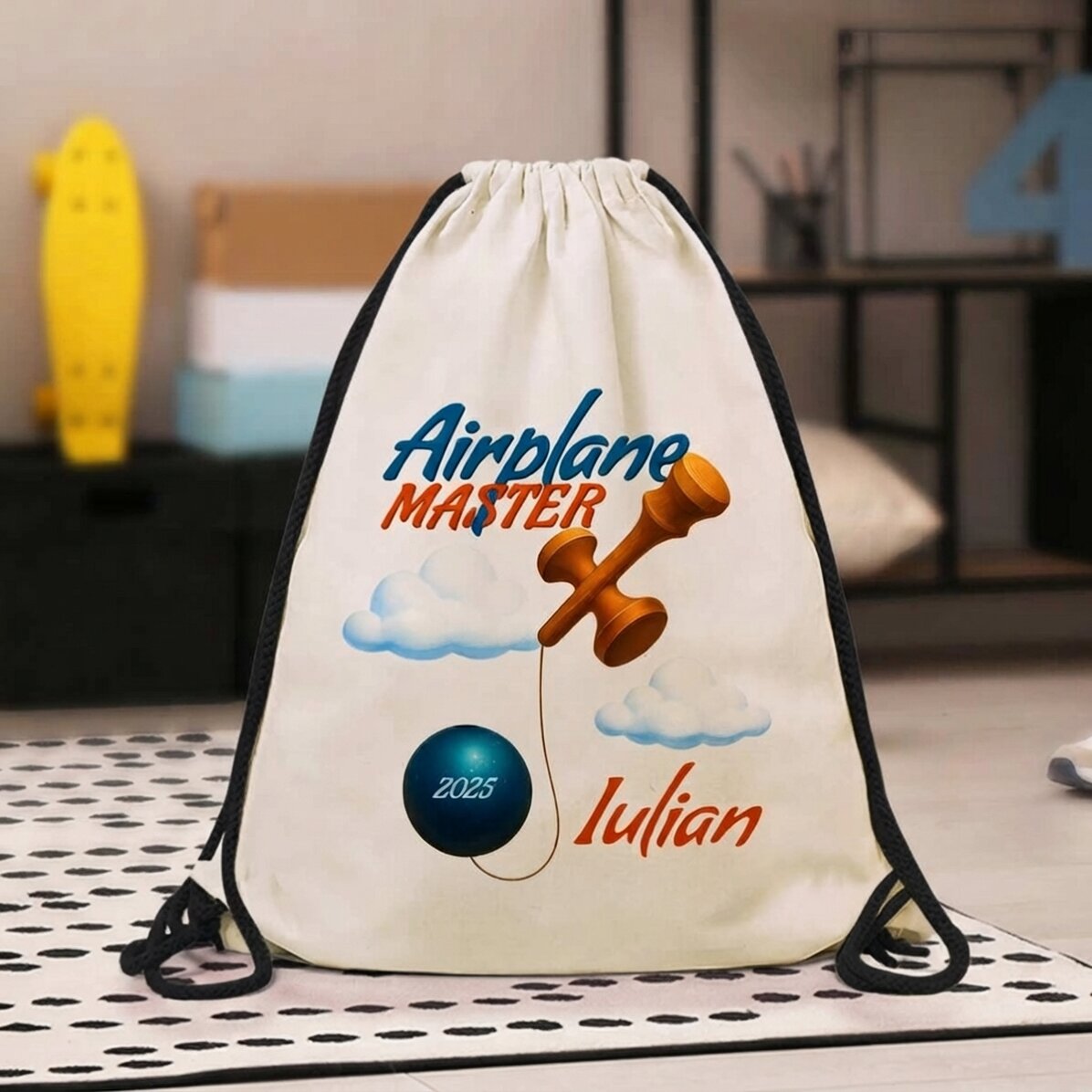 Sac à dos personnalisé avec prénom - Airplane Master