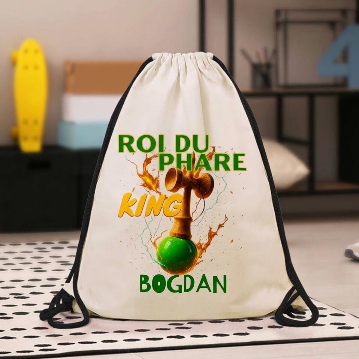 Sac à dos personnalisé avec prénom - Lighthouse King