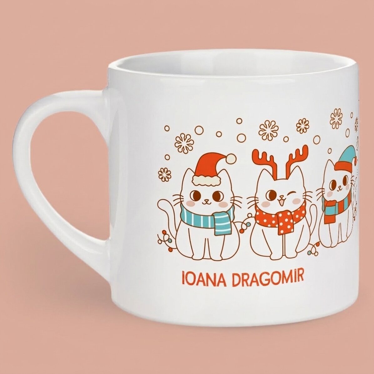 Tasse personnalisée pour enfants avec message - Noël