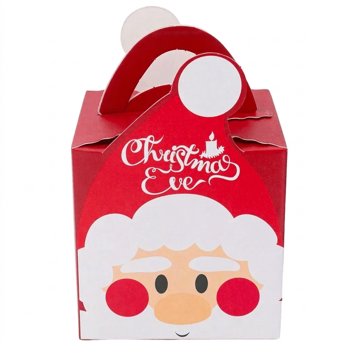 Coffret cadeau contenant des boules de Noël, des bonbons, des décorations et d