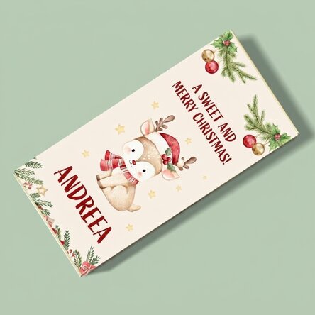 Personalised chocolate with text - Caprioara