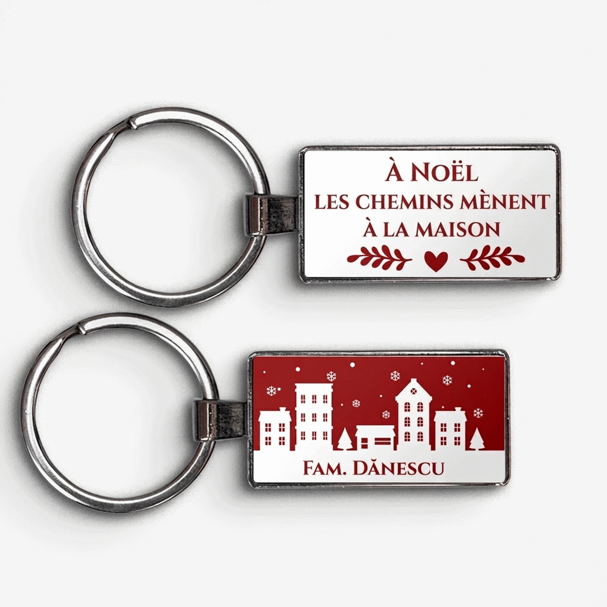 Porte-clés personnalisé avec inscription - Accueil