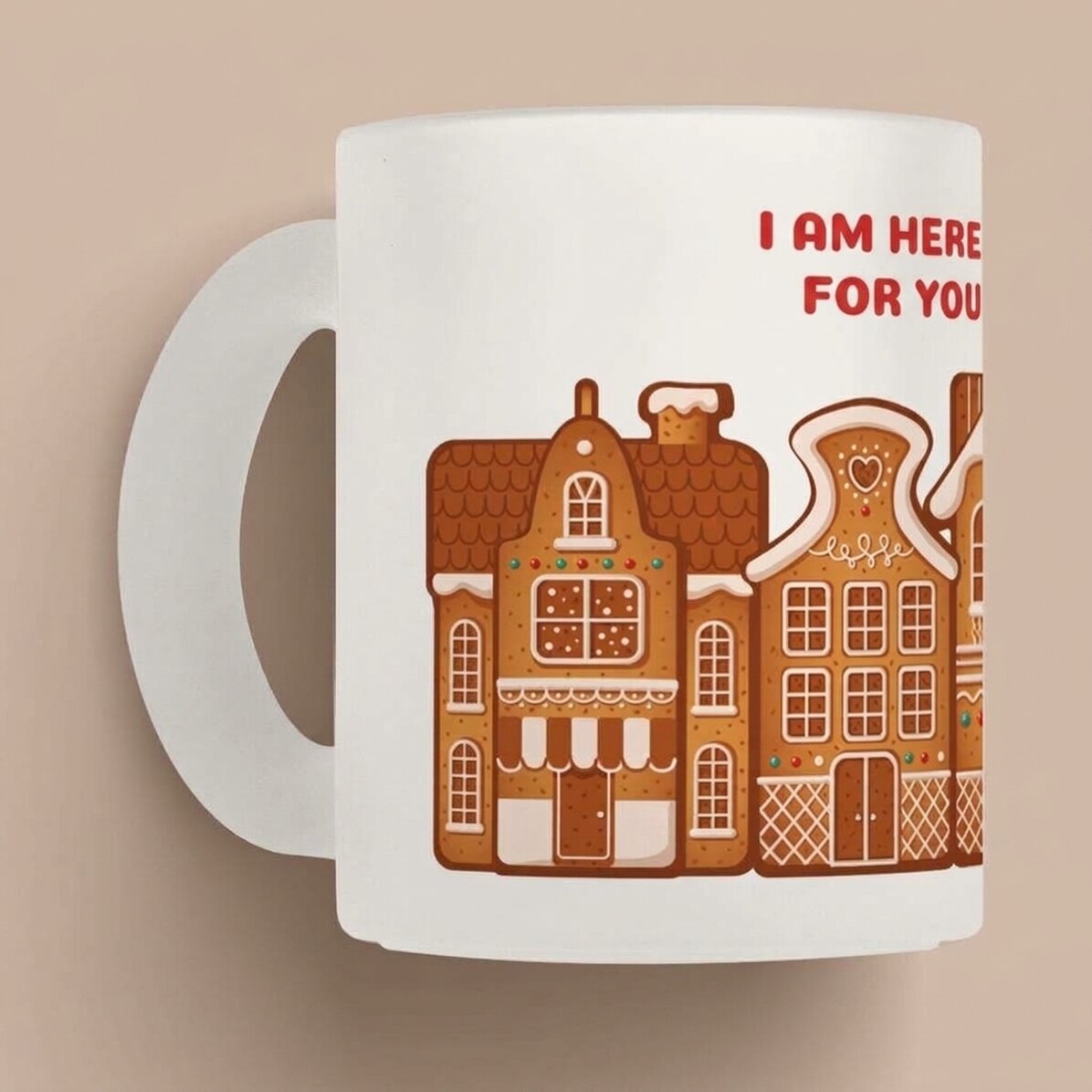 Tasse personnalisée avec message - Gingerbread