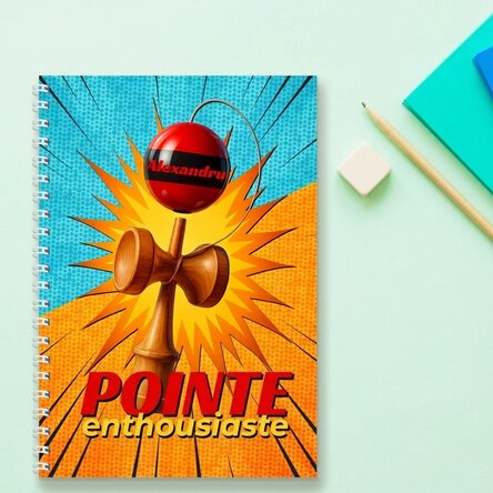 Carnet personnalisé avec texte - Spike Enthusiast