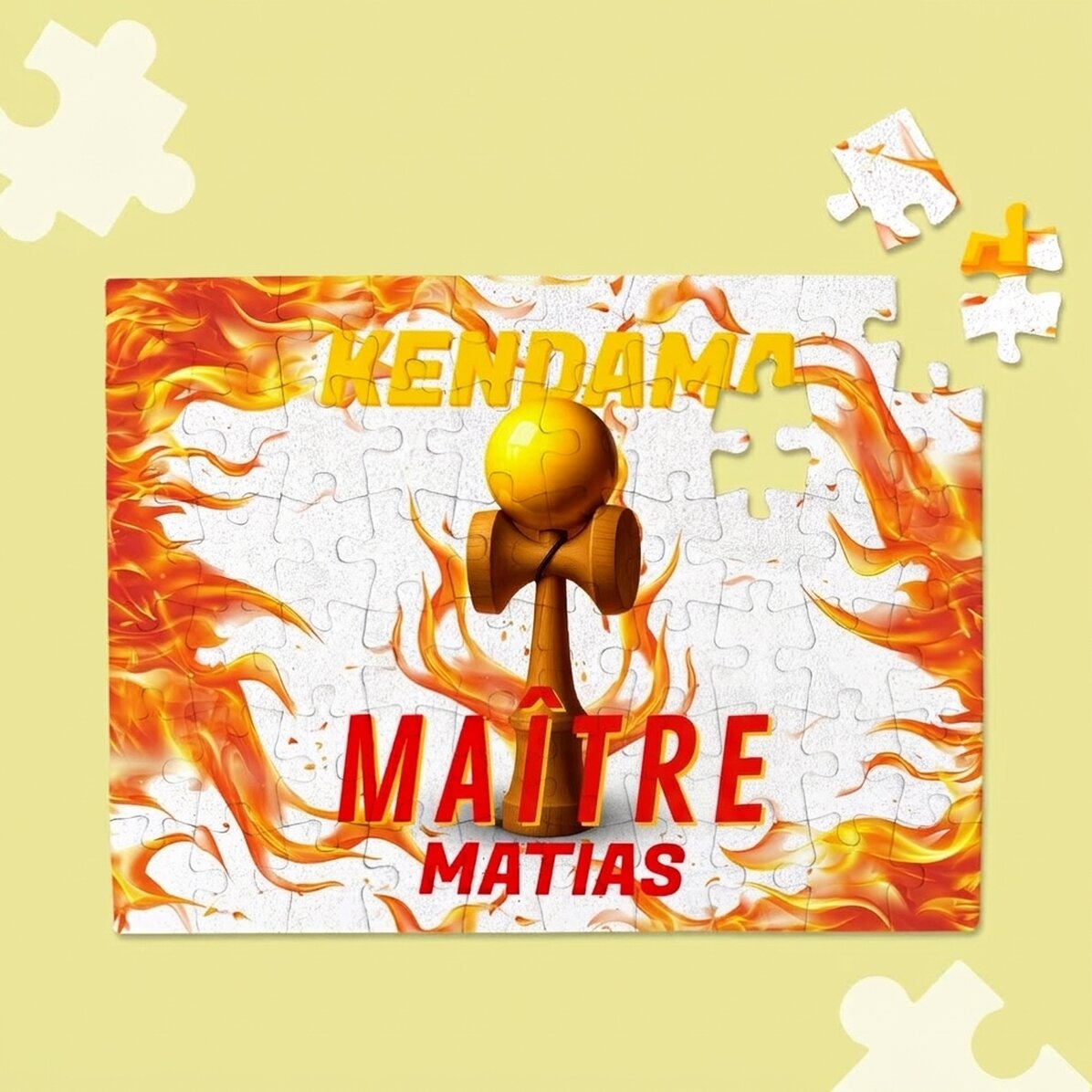 Puzzle personnalisé pour enfants - Kendama Master