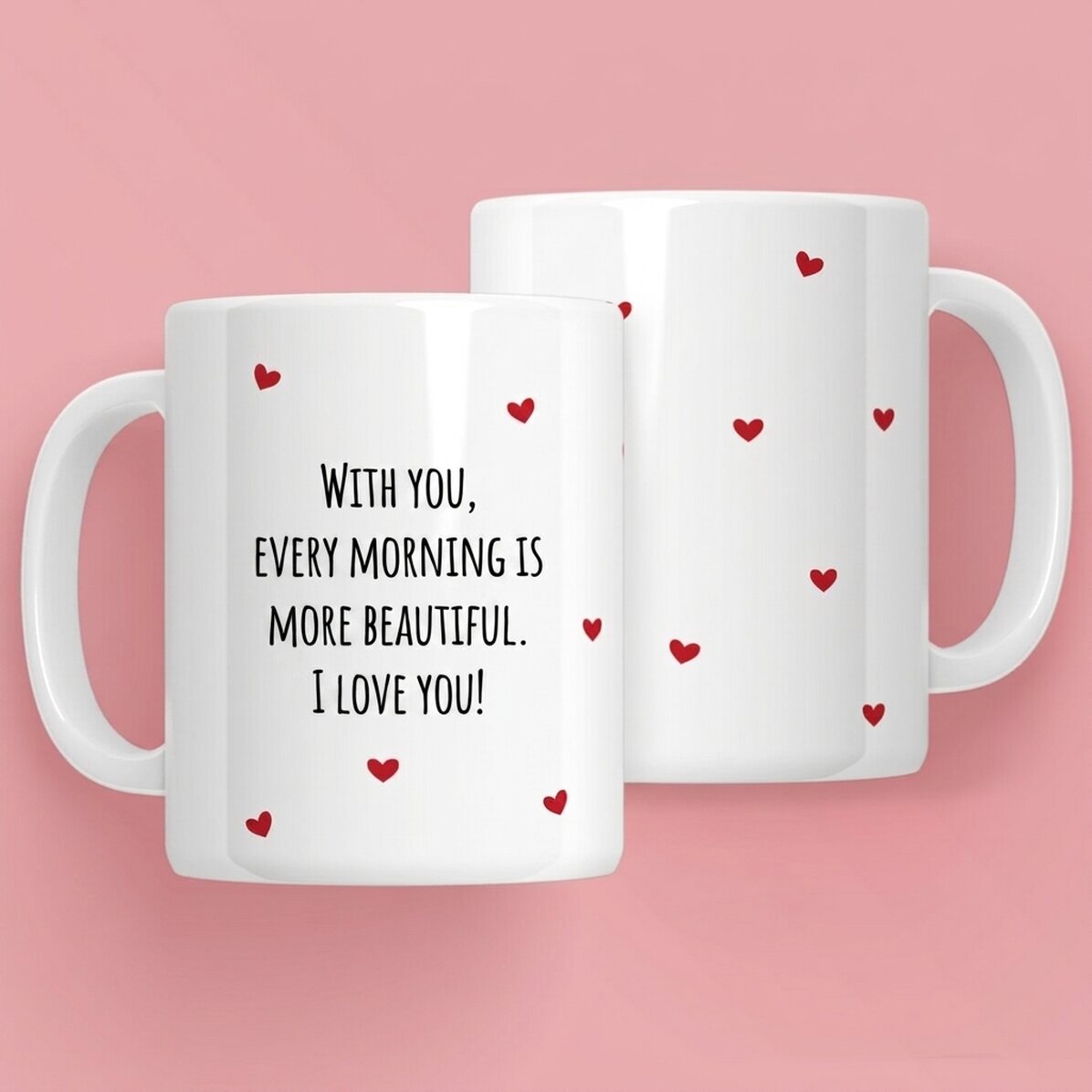 Tasse personnalisée avec message - Love
