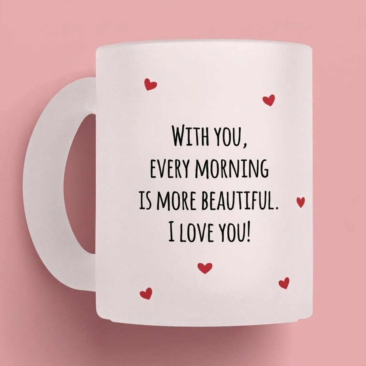 Tasse personnalisée avec message - Love