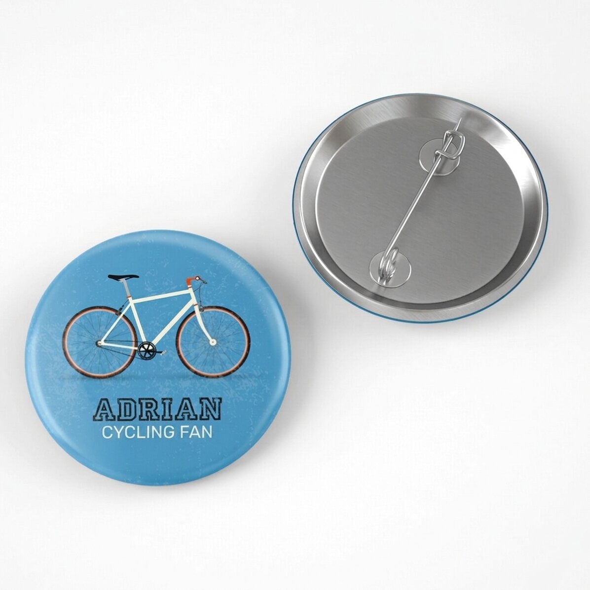 Insigne personnalisé avec texte - Bike lover