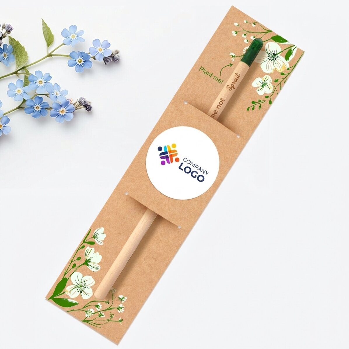 Crayon plantable personnalisé avec logo