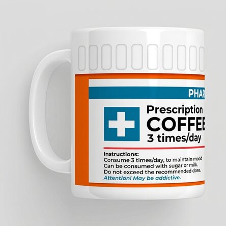 Tasse avec message - Prescription