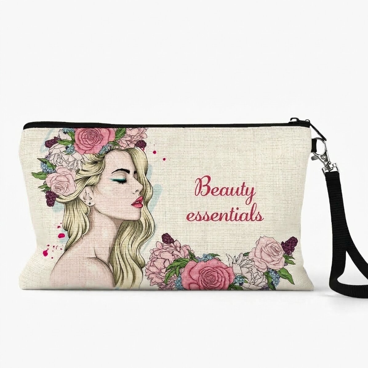 Trousse de maquillage personnalisée avec inscription - Indispensables de beauté