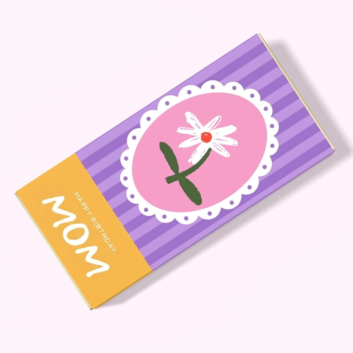 Personalised chocolate with text - Spring