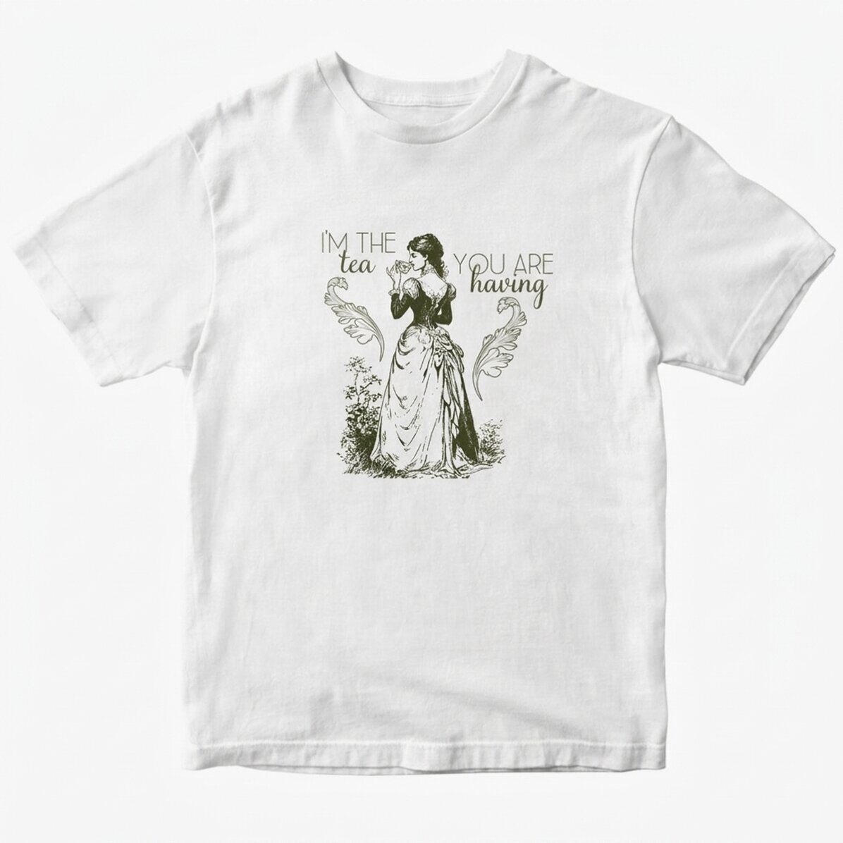 T-shirt en coton personnalisé avec le texte « I
