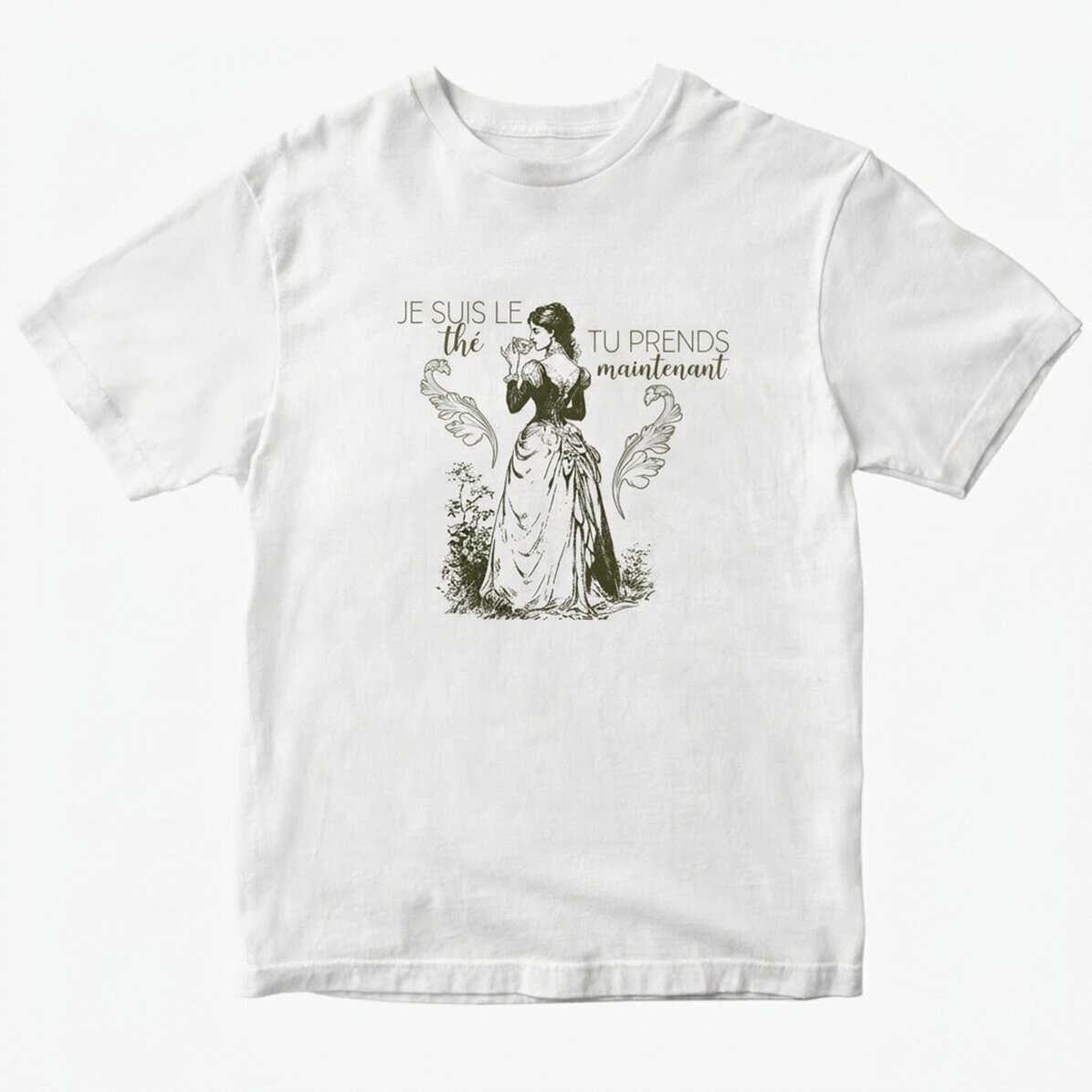 T-shirt en coton personnalisé avec le texte « I