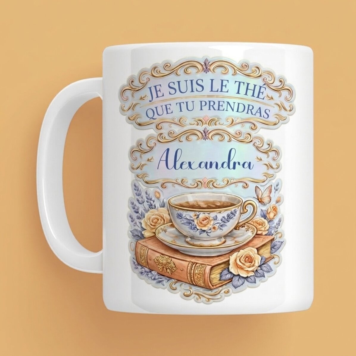Tasse personnalisée avec inscription - « I
