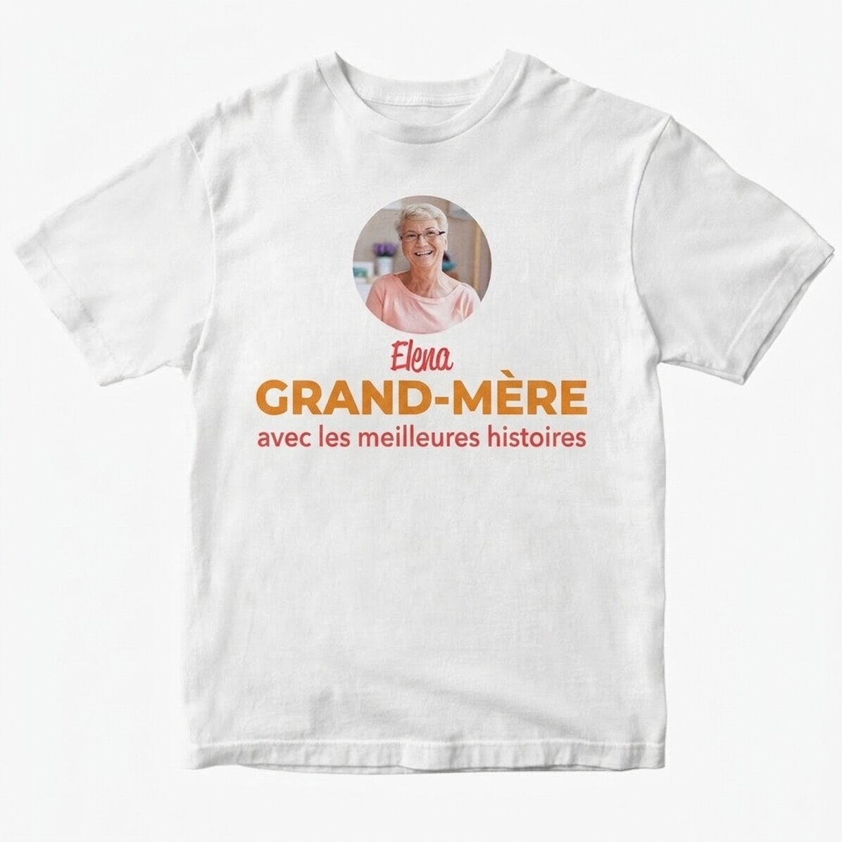 T-shirt en coton personnalisé avec l