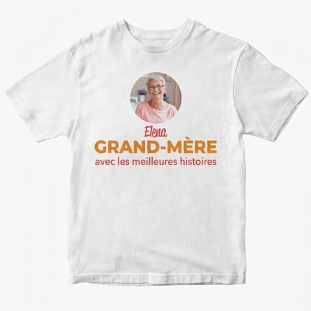 T-shirt en coton personnalisé avec l