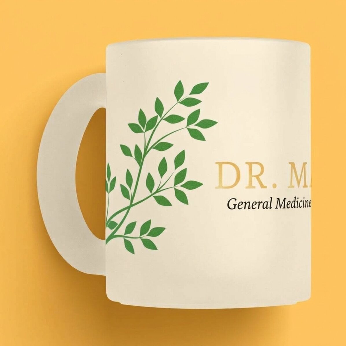 Tasse personnalisée avec inscription - Golden Doctor
