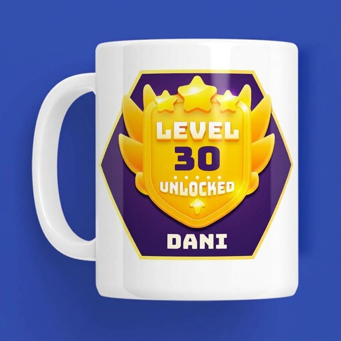 Tasse personnalisée avec un message d