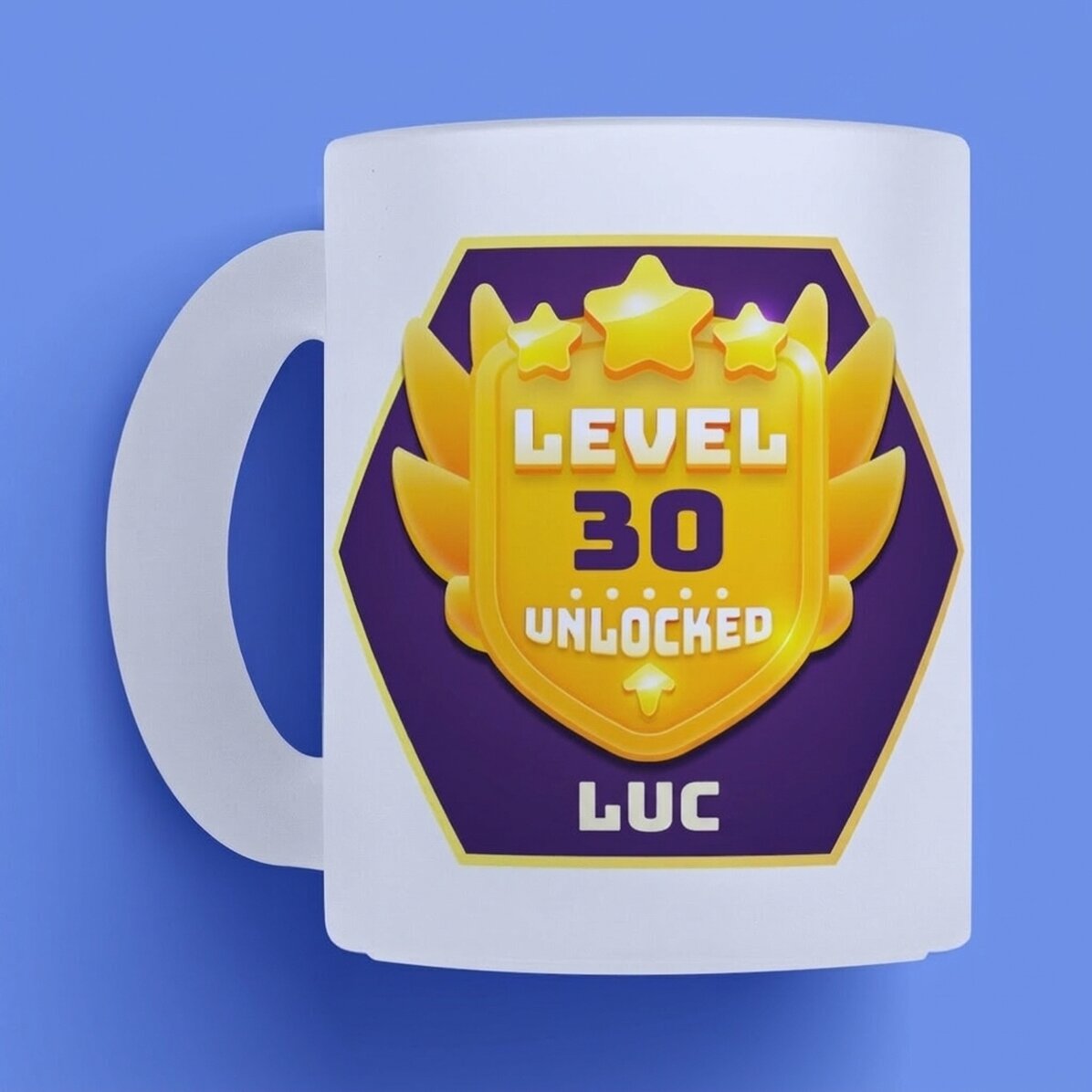 Tasse personnalisée avec un message d