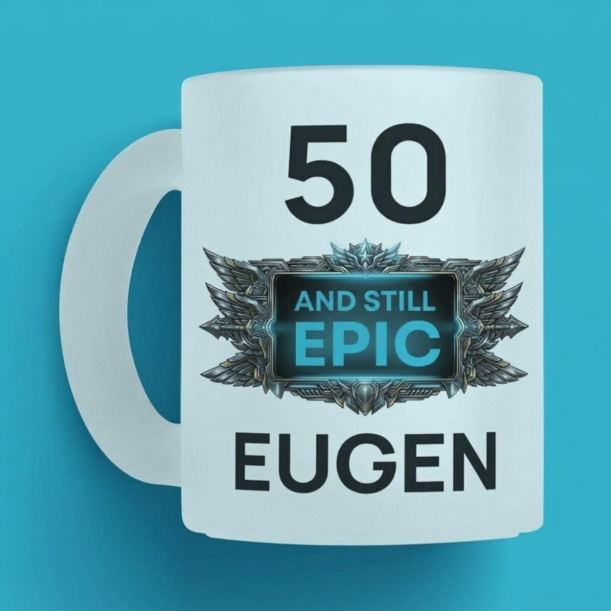 Tasse personnalisée avec un message d